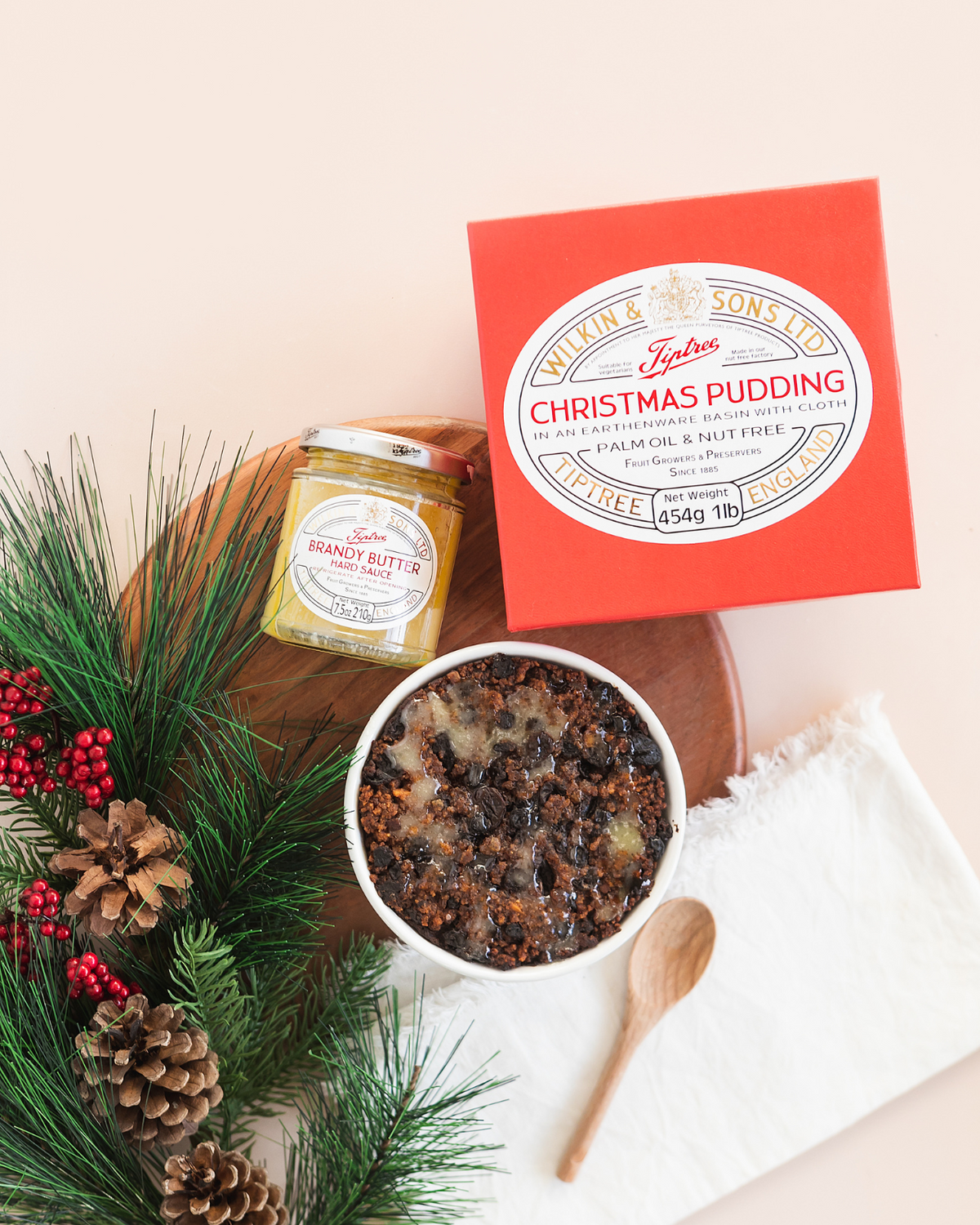 Tiptree Christmas Pudding and Brandy Butter