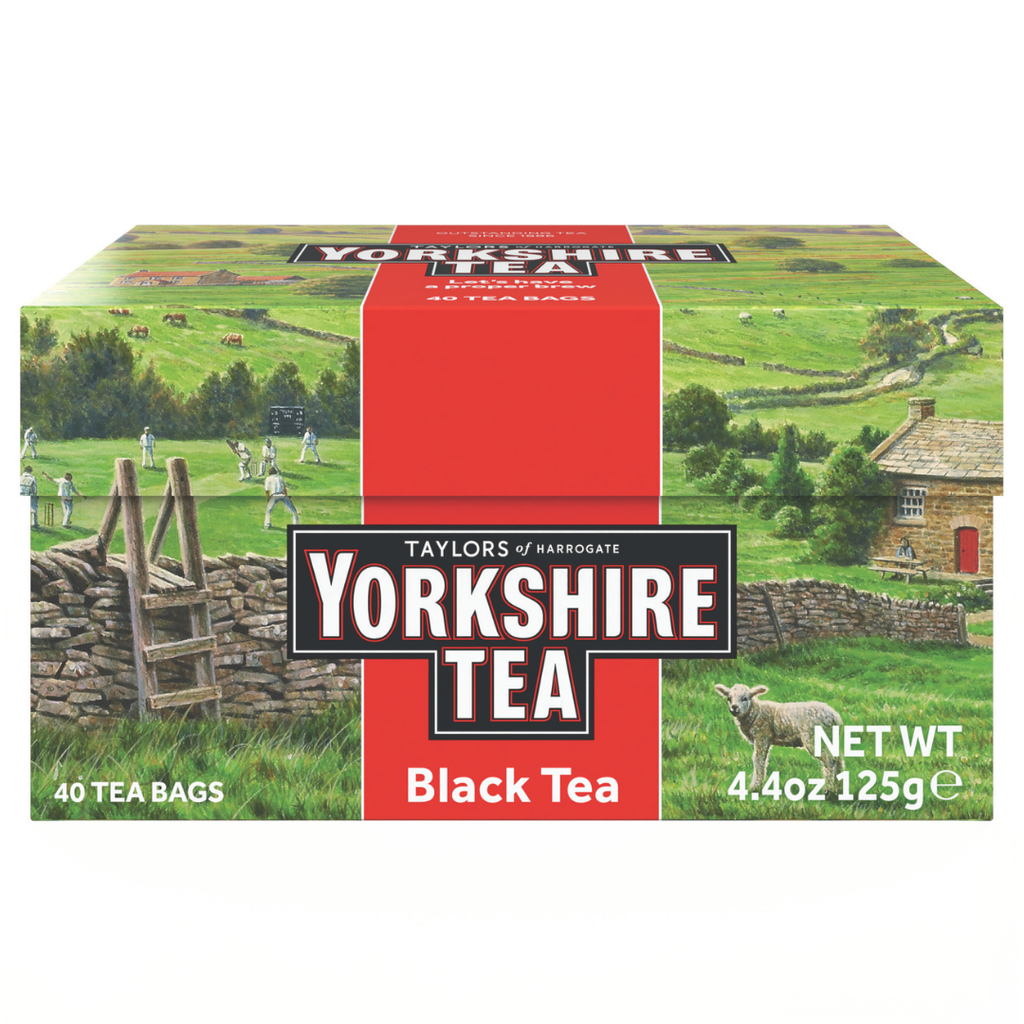 Yorkshire Tea, Red, Bagged Tea, 40 ct – British Brands