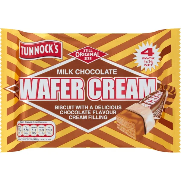 Milk Chocolate Wafer Cream 4 Pack