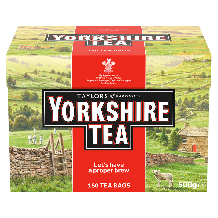 大容量 期間限定 英国購入 Yorkshire Tea 160個 500g Yorkshire Tea, Red, Bagged Tea, 160 ct – British Brands