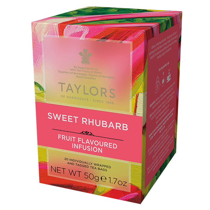 Taylors of Harrogate Sweet Rhubarb Infusion, 20 Teabags