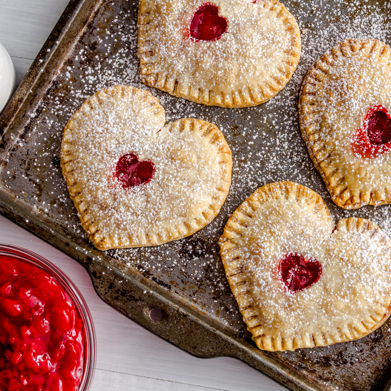 Tiptree Morello Cherry Heart Hand Pies