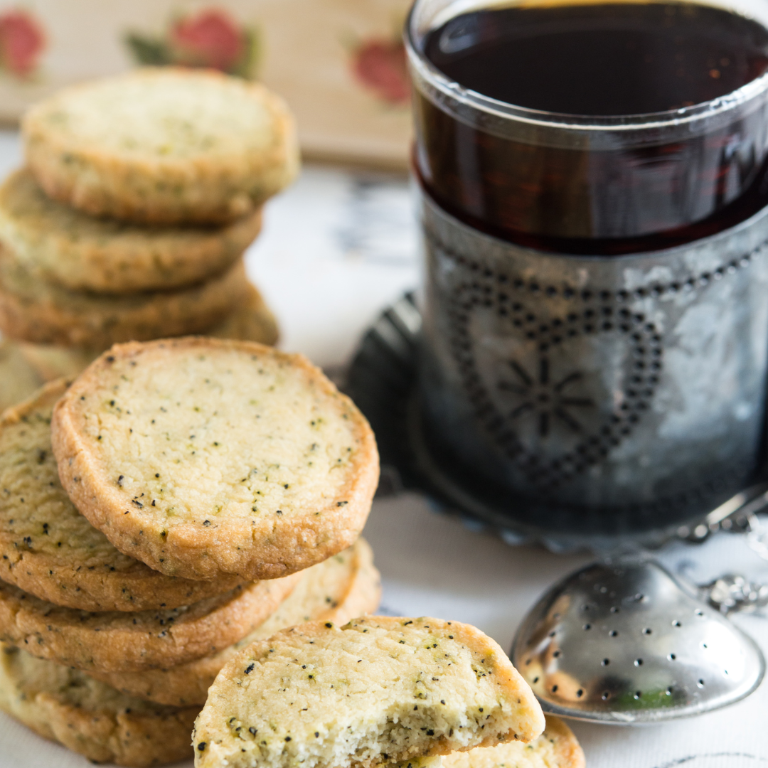 Soft Glazed Earl Grey Cookies With Taylors of Harrogate Earl Grey