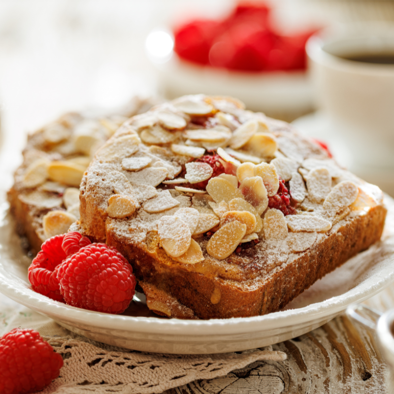 Berry & Almond French Toast Using Tiptree Strawberry Preserve