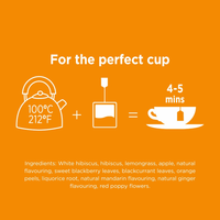 Taylors of Harrogate Mandarin & Ginger Infusion, 20 Count