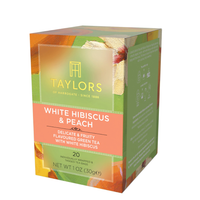 Taylors of Harrogate White Hibiscus & Peach Green Tea, 20 Count