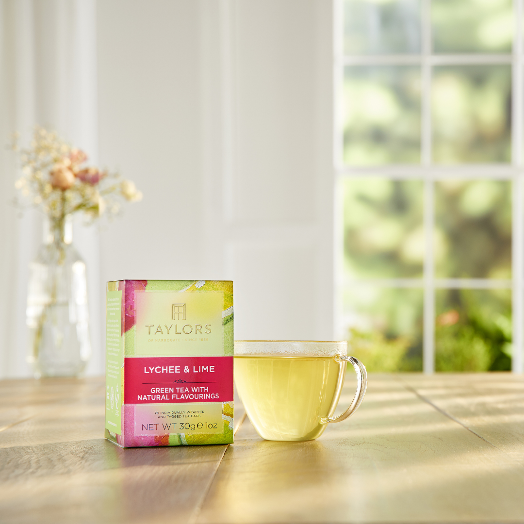 Taylors of Harrogate Lychee & Lime Green Tea, 20 Teabags