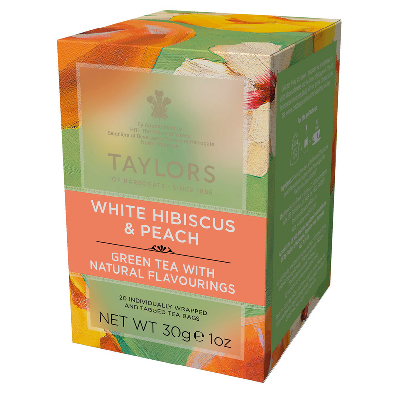 White Hibiscus & Peach Green Tea