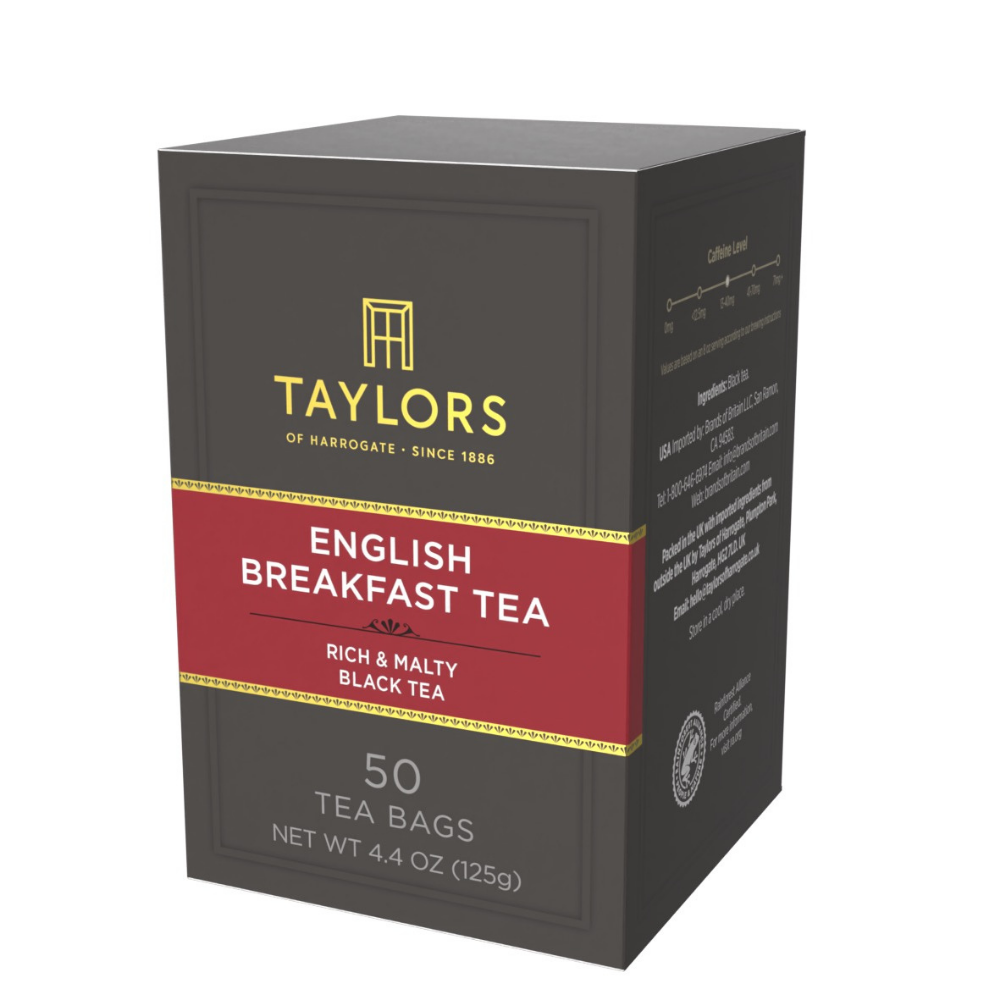 Taylors of Harrogate English Breakfast Tea, 50 Count