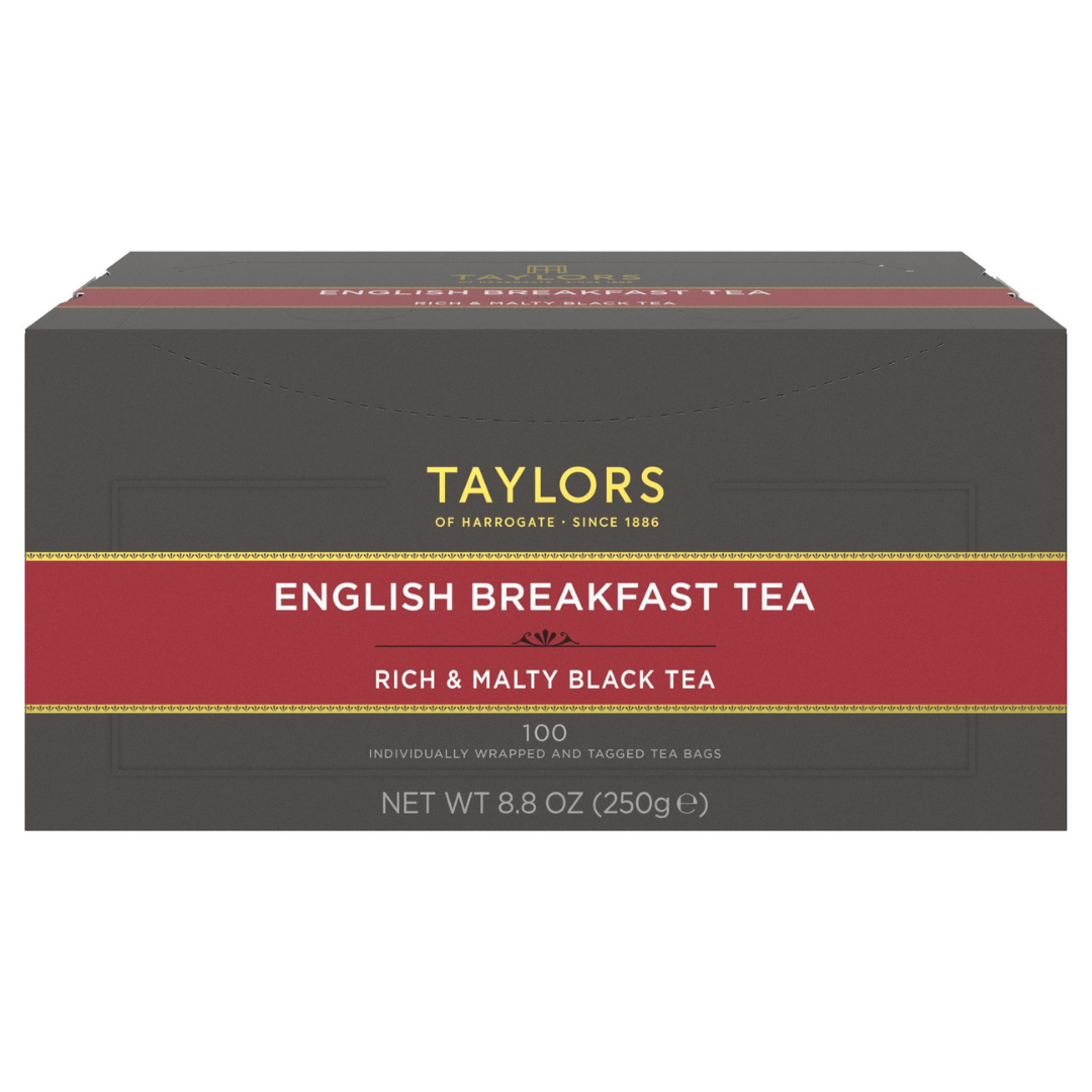 Taylors of Harrogate English Breakfast Tea, 100 Count