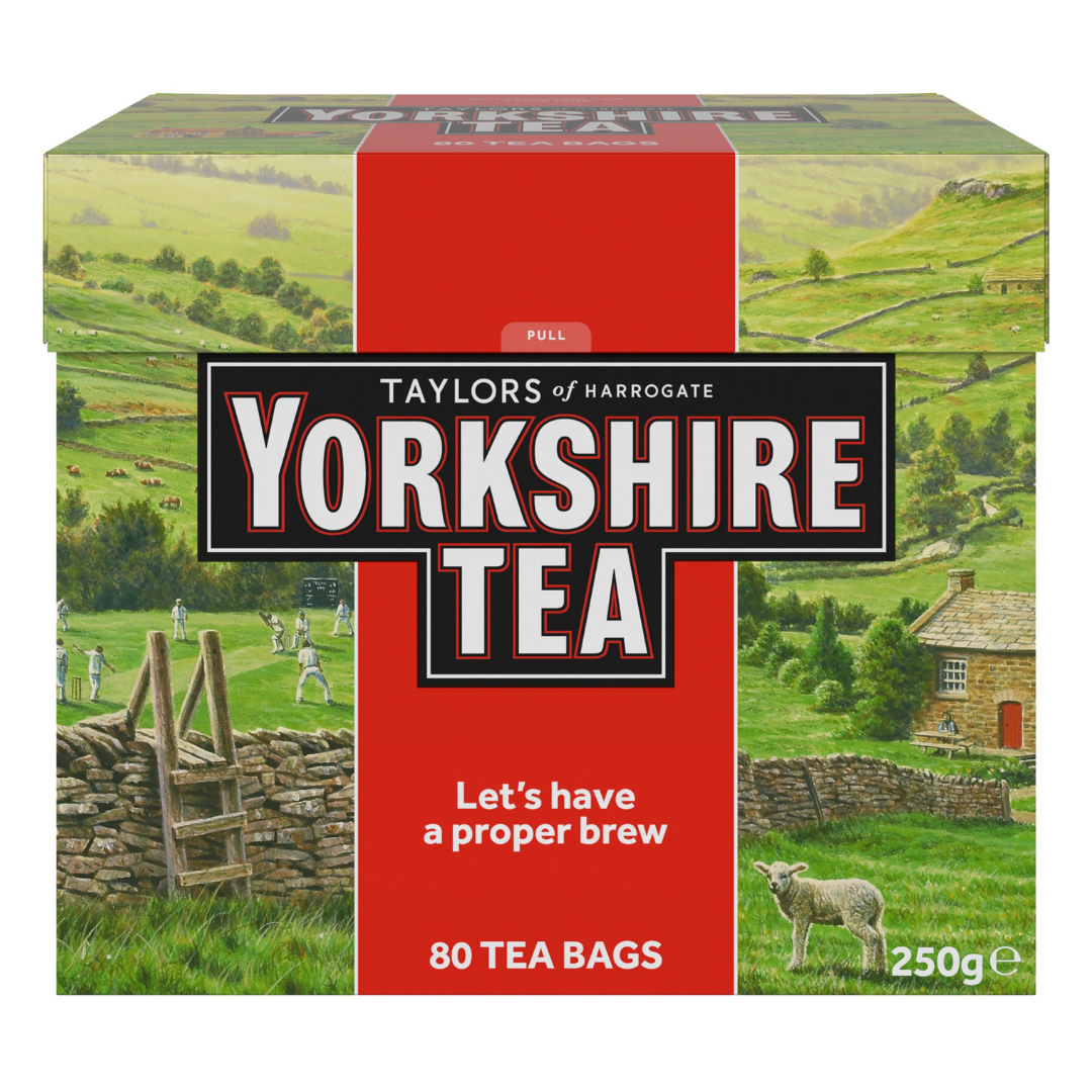 Yorkshire Tea, Red, Bagged Tea, 80 ct