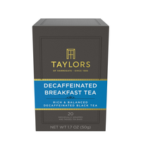 Taylors of Harrogate Decaffeinated Breakfast Tea, 20 Count