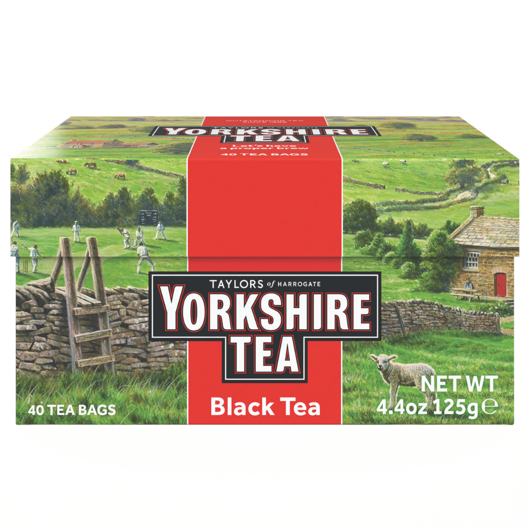 Yorkshire Tea, Red, Bagged Tea, 40 ct