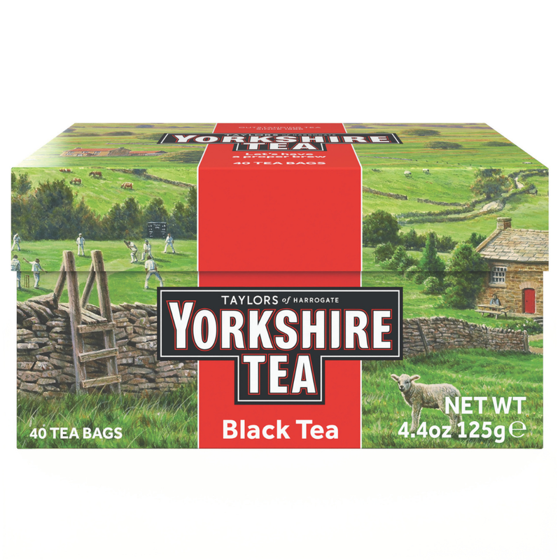 Yorkshire Tea, Red, Bagged Tea, 40 ct – British Brands