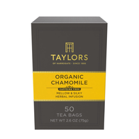 Taylors of Harrogate Organic Chamomile Herbal Tea, 50 Teabags