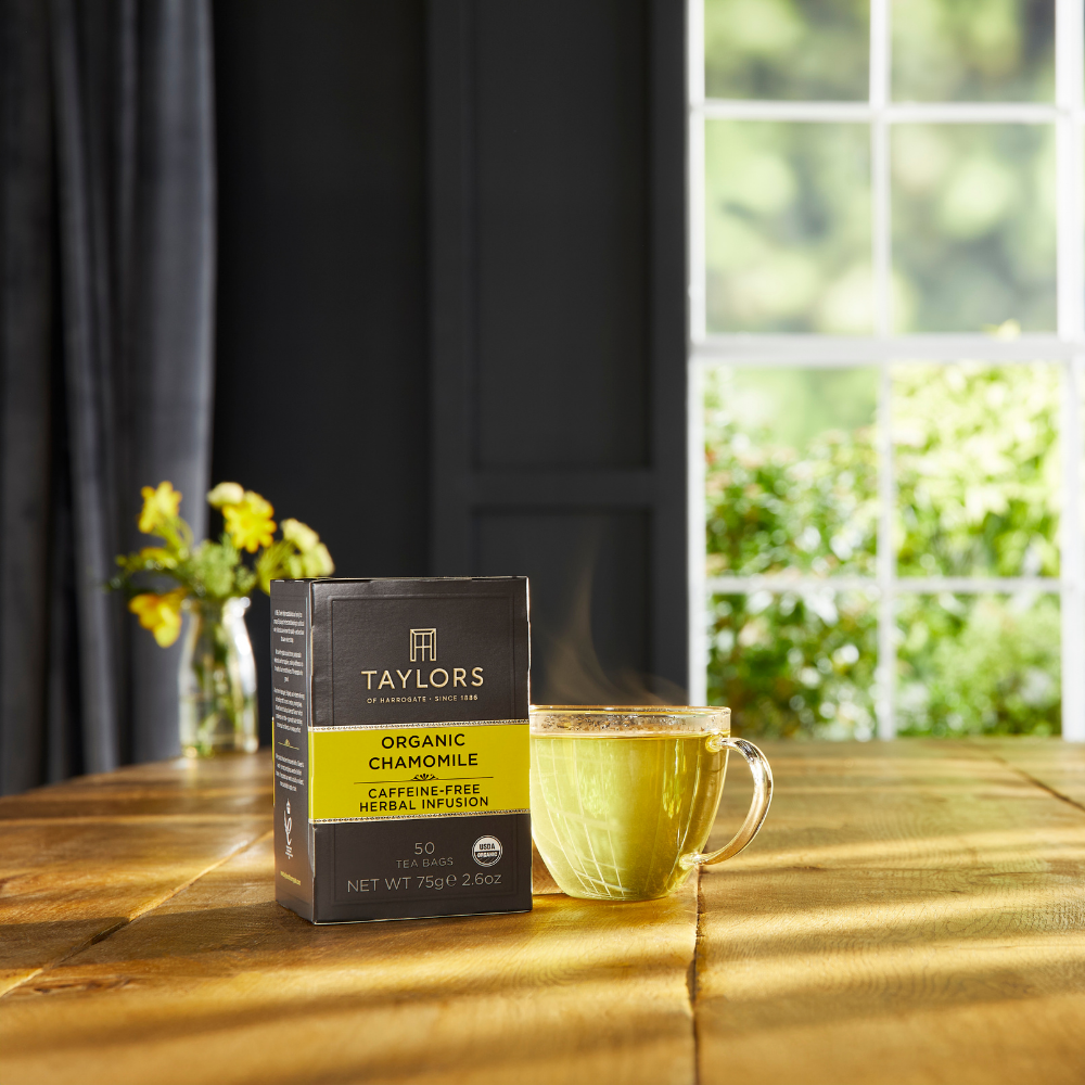 Taylors of Harrogate Organic Chamomile Herbal Tea, 50 Teabags