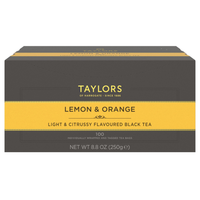 Taylors of Harrogate Lemon & Orange Tea, 100 Count
