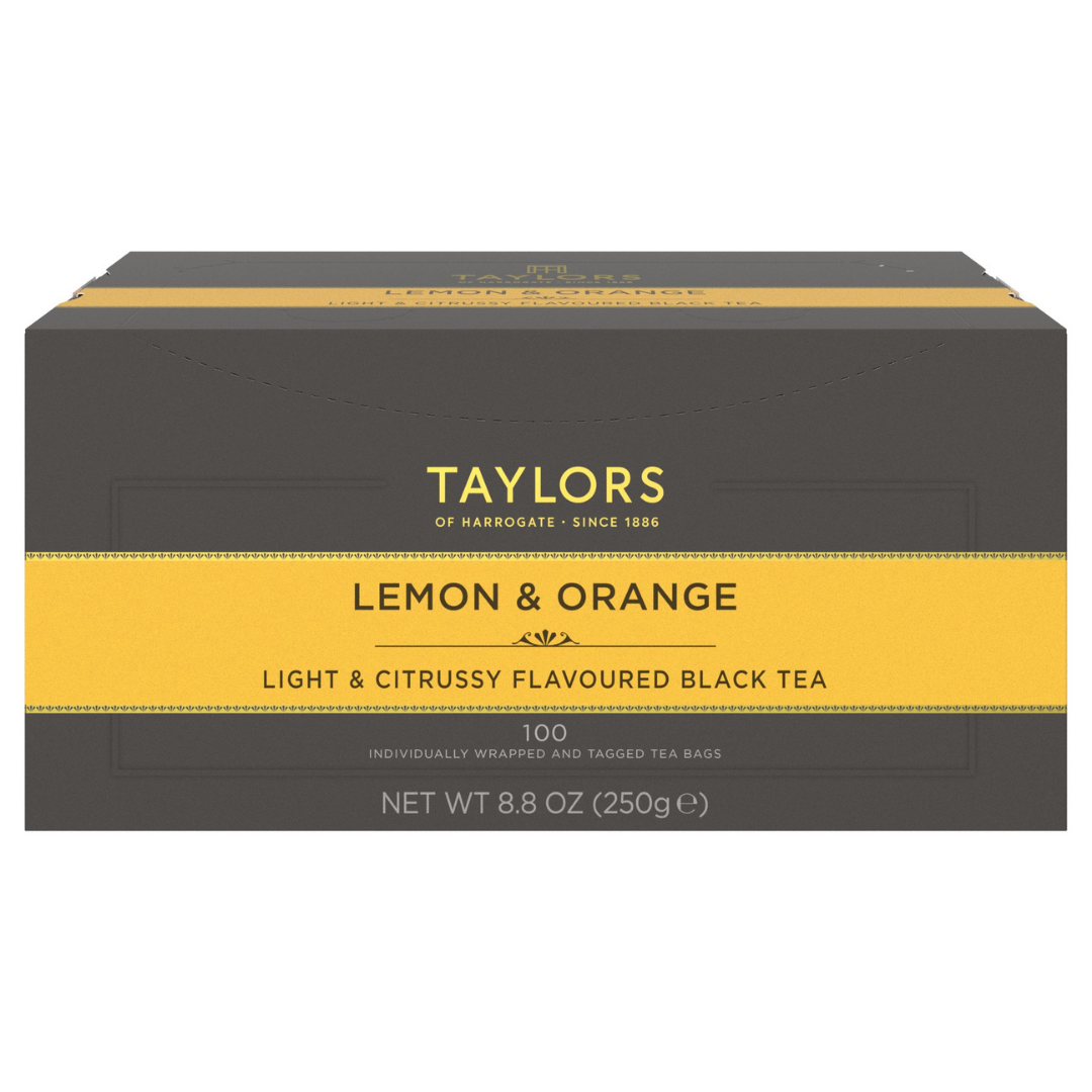 Taylors of Harrogate Lemon & Orange Tea, 100 Count