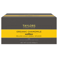 Taylors of Harrogate Organic Chamomile Herbal Tea, 100 Teabags