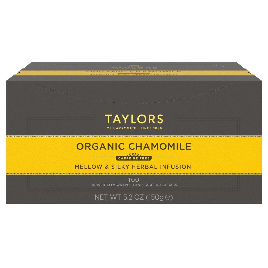 Taylors of Harrogate Organic Chamomile Herbal Tea, 100 Teabags