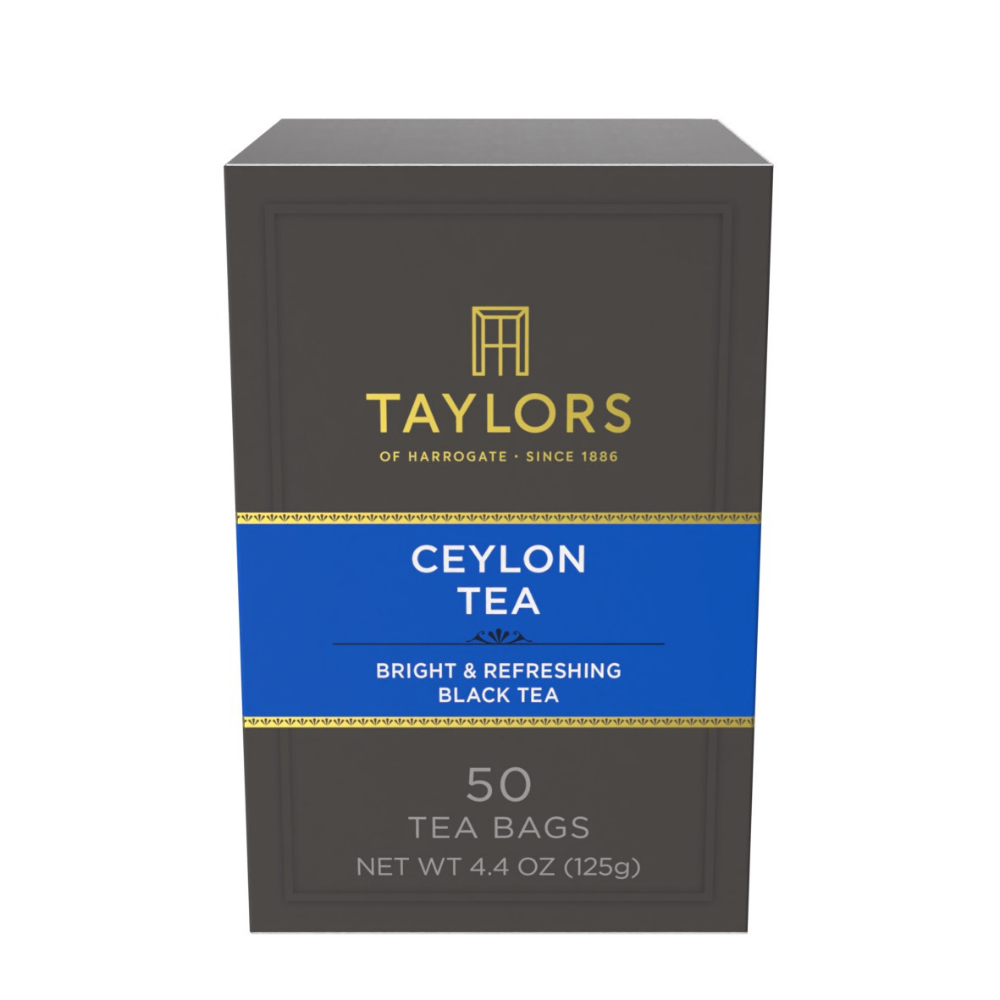 Taylors of Harrogate Ceylon Tea, 50 Count