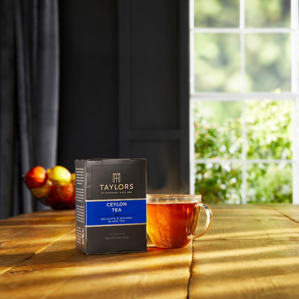 Taylors of Harrogate Ceylon Tea, 50 Count