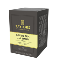 Taylors of Harrogate Green Tea with Lemon Tea, 20 Count