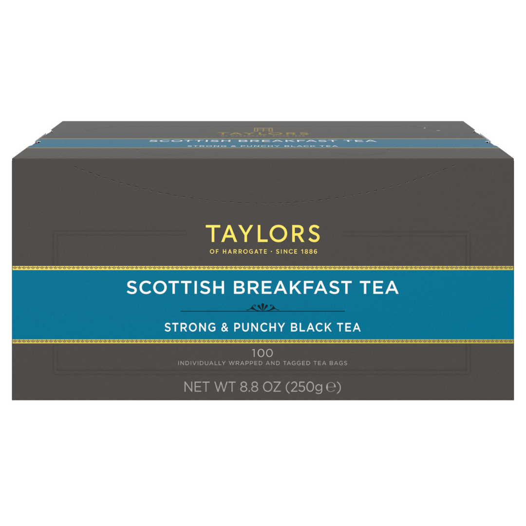 Taylors of Harrogate Scottish Breakfast Tea, 100 Count