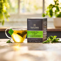 Taylors of Harrogate Green Tea with Mint Tea, 20 Count