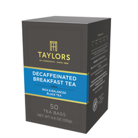 Taylors of Harrogate Decaffeinated Breakfast Tea, 50 Count
