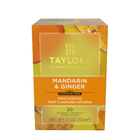 Taylors of Harrogate Mandarin & Ginger Infusion, 20 Count