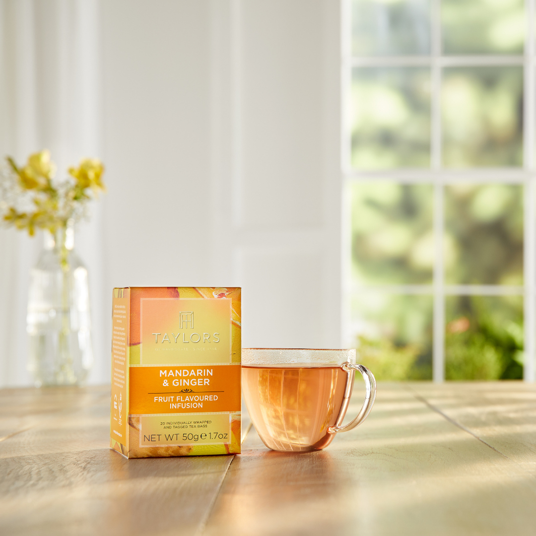 Taylors of Harrogate Mandarin & Ginger Infusion, 20 Count
