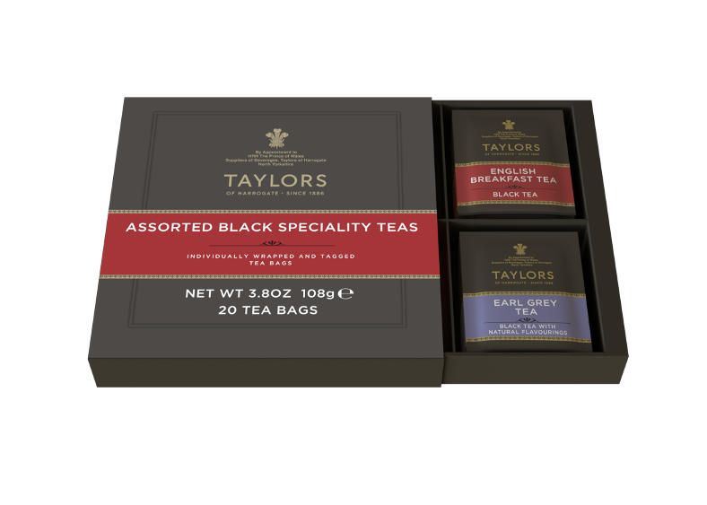 Taylors of Harrogate Assorted Specialty Black Tea, 20 Count