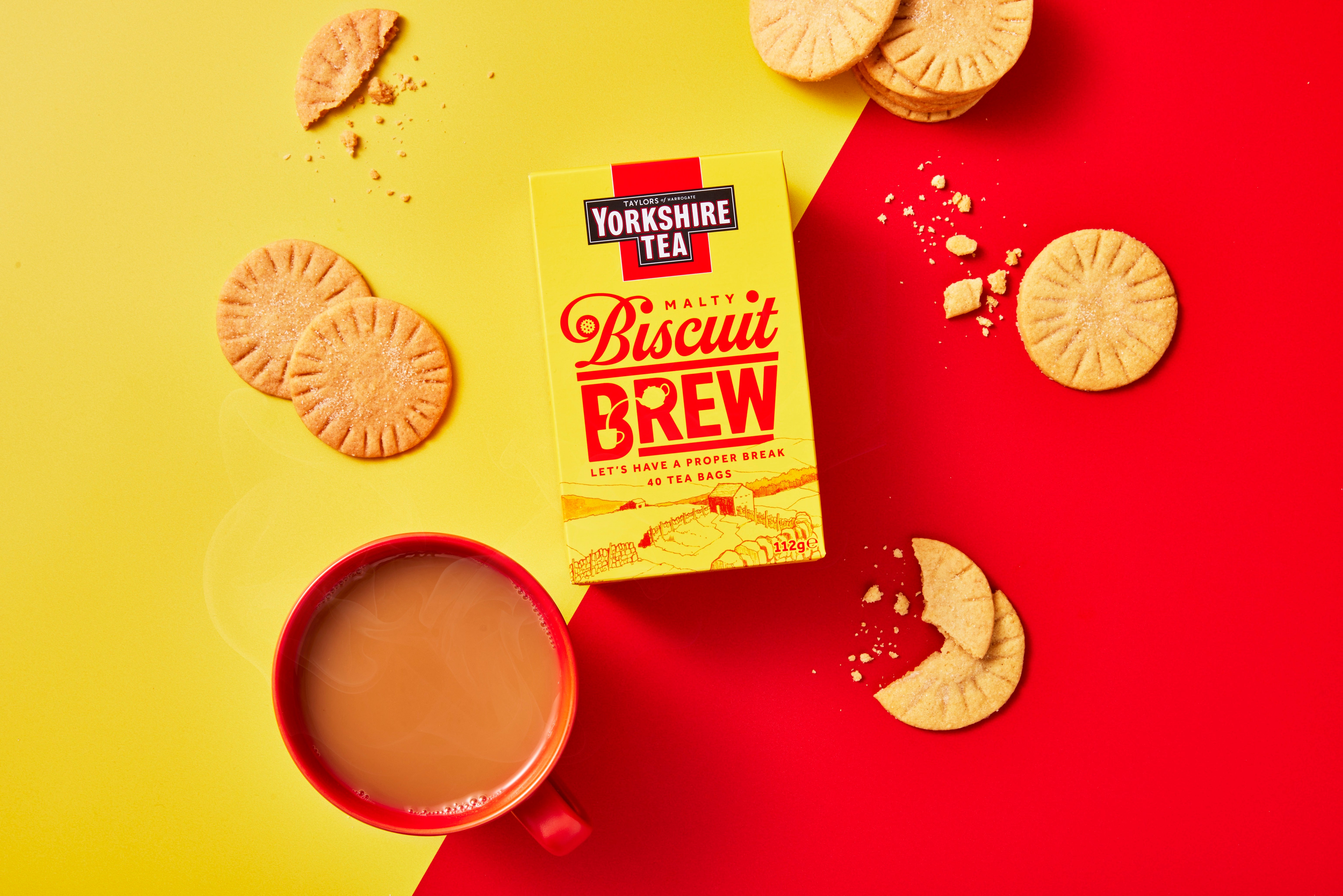 Yorkshire Tea Biscuit Brew ＆M&S菓子含むセット Yorkshire Biscuit Brew – Brands of Britain