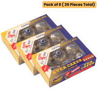Tunnock's Tea Cakes Dark Chocolate (pack of 6 - 36 pieces)