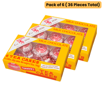 Tunnock's Tea Cakes Milk Chocolate (pack of 6 - 36 pieces)