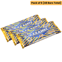 Tunnock's Dark Chocolate Caramel Wafers 8 Pack (Pack of 6 - 48 bars total)