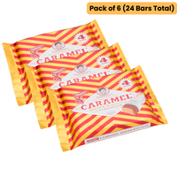 Tunnock's Milk Chocolate Caramel Wafers 4 Pack (Pack of 6 - 24 Bars Total)