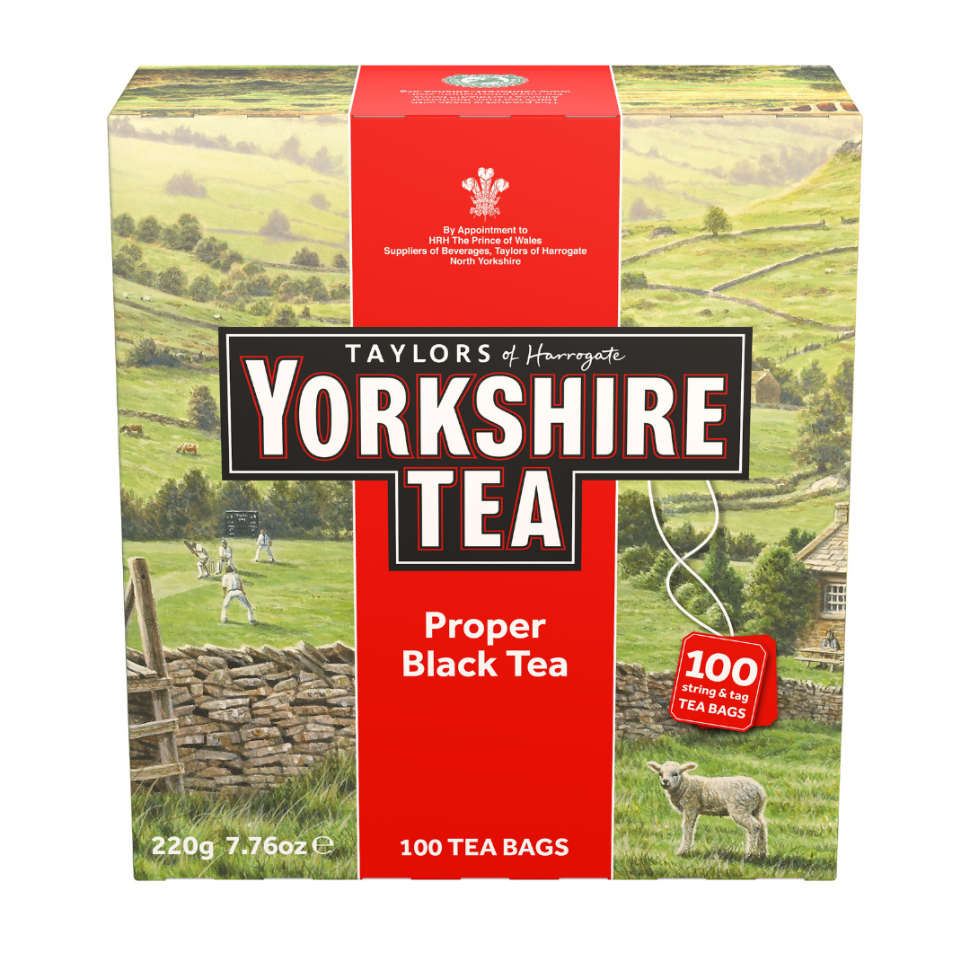 Yorkshire Tea, Red, Bagged Tea, 100 ct