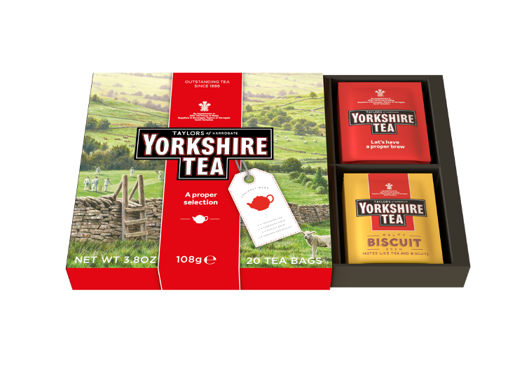 Assorted Tea Uk Taylors of Harrogate Assorted Yorkshire Teas, 20 Count – British Brands