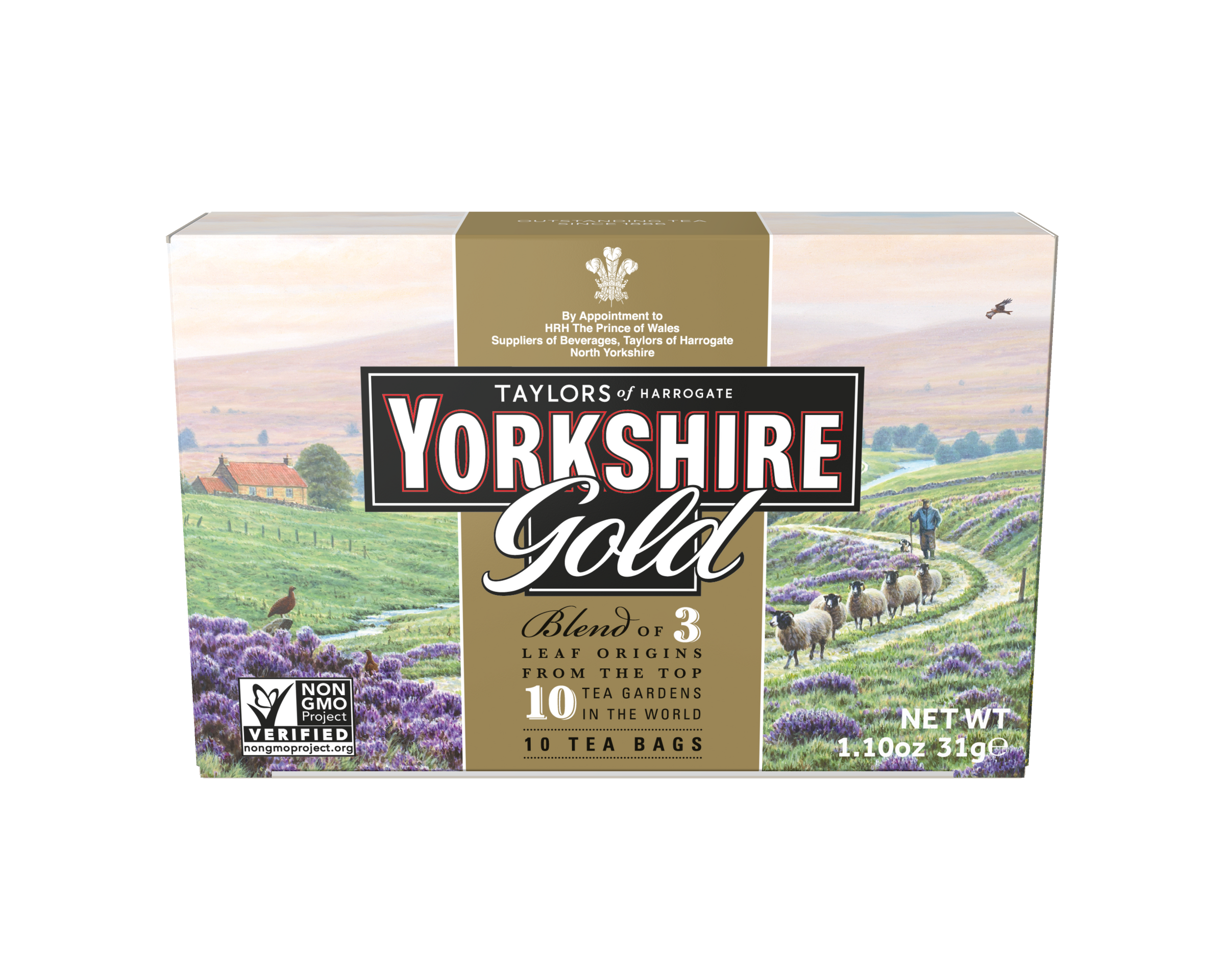 Yorkshire Tea, Gold, Bagged Tea 10ct