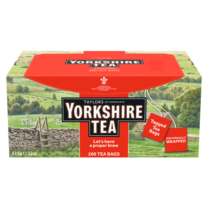 Yorkshire Tea, Red, Bagged Tea, 200 ct – British Brands