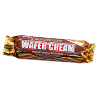 Milk Chocolate Wafer Cream Pack of 4 (Pack of 3 - 12 Bars Total)